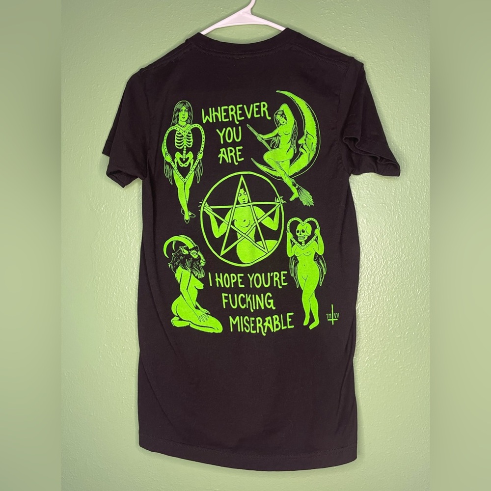 The Mountain VVitch limited edition “miserable” shirt